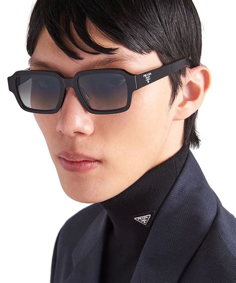 Prada PR 02ZS 1AB06T 52 Black Sunglasses .